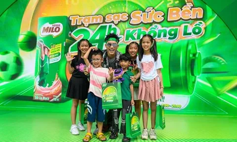 Hàng nghìn gia đình Việt hào hứng tham gia “Trạm sạc Sức bền 24h Khổng lồ” của Nestlé MILO