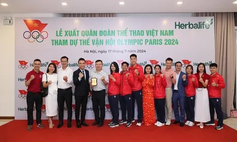 Herbalife đồng hành Đoàn Thể thao Việt Nam tại Olympic Paris 2024
