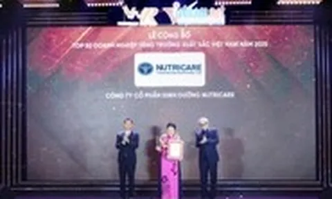 Nutricare tiếp tục vào Top 50 doanh nghiệp tăng trưởng xuất sắc