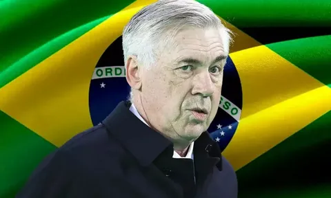 Ancelotti rời Real vào tháng 6 và dẫn dắt đội tuyển Brazil