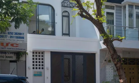 Nhà phố 2 tầng nổi bật lấy cảm hứng từ 'búp măng non'