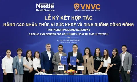 VNVC ký kết hợp tác với Nestlé Health Science nâng cao kiến thức về sức khỏe dinh dưỡng