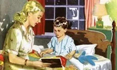 Đọc sách cho con nghe trước khi ngủ là khoảnh khắc thiêng liêng nhất với ba mẹ
