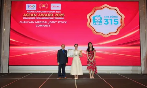 Nhi Đồng 315 nhận giải thưởng Doanh nghiệp tiêu biểu ASEAN 2025