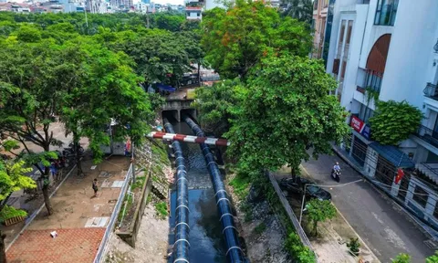 Hà Nội dừng phương án lấy nước sông Hồng bổ cập cho sông Tô Lịch theo dọc đường Võ Chí Công