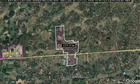 Cụm công nghiệp Phương Sơn - Đại Lâm tại Bắc Ninh