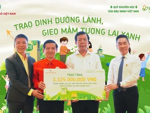 Sữa đậu nành học đường - Hành trình 10 năm bền bỉ trao dinh dưỡng lành, gieo mầm tương lai xanh