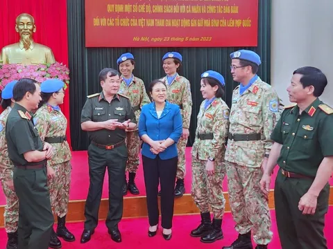 Đề xuất chế độ phù hợp cho lực lượng mũ nồi xanh