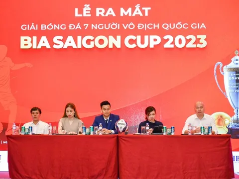 Ra mắt Giải bóng đá 7 người Vô địch Quốc gia 2023: Tiếp tục lan tỏa, vươn tầm quốc tế