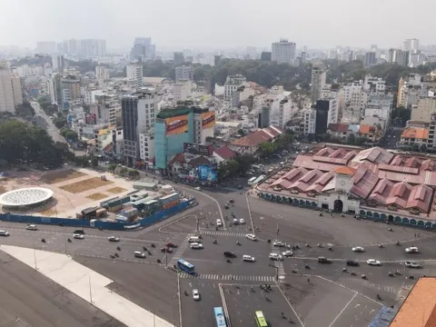 TPHCM sẽ bổ sung cây xanh ở khu vực trước chợ Bến Thành