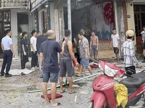 Nổ lớn tại quán lẩu ở TP. Hải Dương, nhiều người bị thương