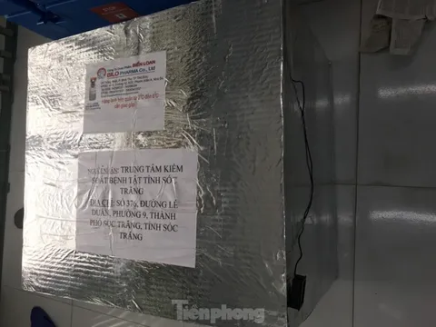 Trả lại 1.000 liều vắc xin vận chuyển bằng xe không chuyên dụng