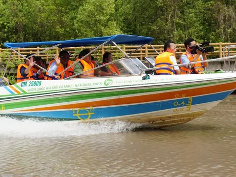 Phó Chủ tịch nước Võ Thị Ánh Xuân khảo sát rừng phòng hộ ven biển Cà Mau