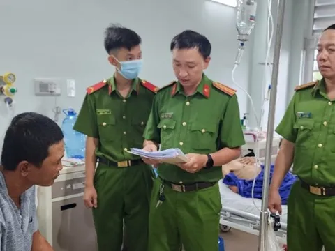 Kẻ côn đồ hung hãn chém trung tá công an và 2 bảo vệ dân phố tại chợ