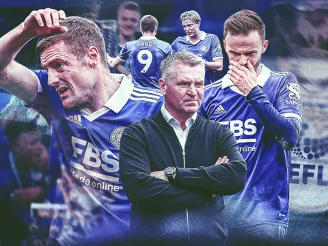 Cựu vương Leicester xuống hạng lần thứ 12, chạm cột mốc buồn ở Ngoại hạng Anh