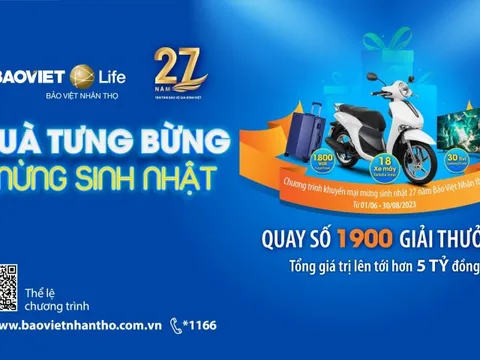 'Quà tưng bừng, mừng sinh nhật' – Bảo Việt Nhân thọ tặng gần 1.900 phần quà cho khách hàng