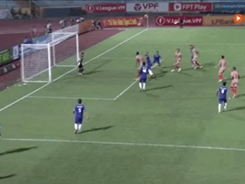 Chơi quả cảm, Khánh Hoà buộc CAHN chia điểm trên sân Hàng Đẫy