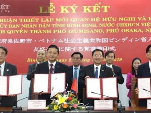 Không chờ 'đại bàng' tìm đến, Chủ tịch Bình Định sang Nhật Bản mời gọi