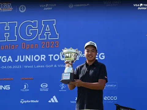 Golfer Đặng Minh có danh hiệu đầu tiên sau kỳ tích tại SEA Games 32