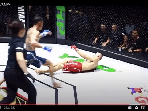 HCV SEA Games 30 tung liên hoàn đấm 'sấm sét' hạ knock-out đối thủ