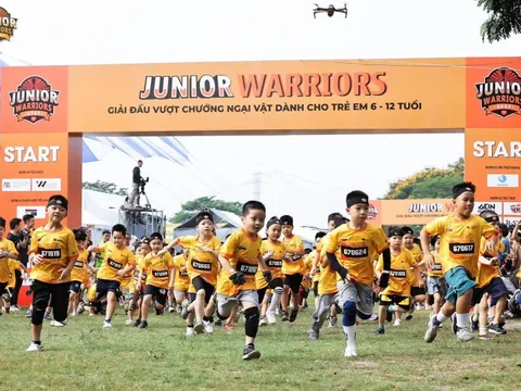 1.500 trẻ em thử tài tại giải đấu vượt chướng ngại vật tại Hà Nội
