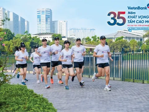 VietinBank tổ chức Giải chạy trực tuyến '35 năm Khát vọng tầm cao mới'