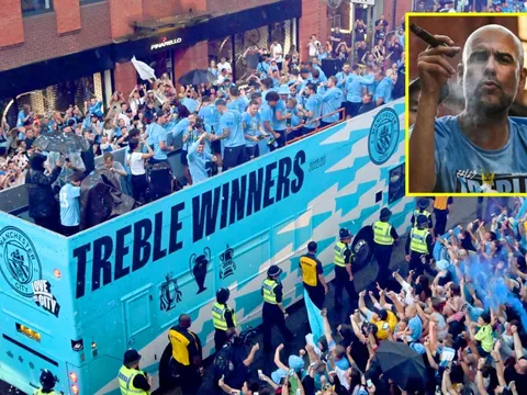 Những hình ảnh đáng nhớ về lễ diễu hành lịch sử của Man City