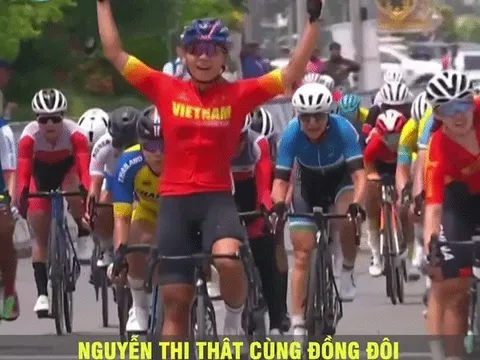 Xem Nguyễn Thị Thật nước rút mạnh mẽ bỏ xa đối thủ, giành vé dự Olympic