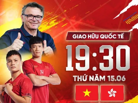 VTV sẽ phát sóng trận ĐT Việt Nam - ĐT Hồng Kông (Trung Quốc)