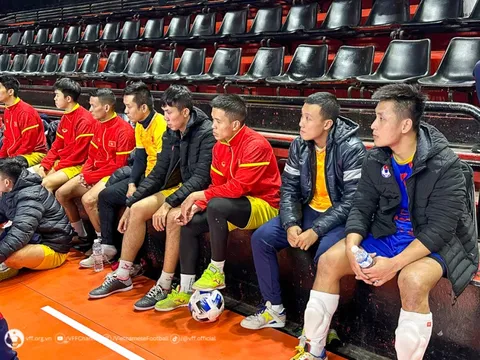 Đội tuyển futsal Việt Nam đón tin vui trước trận tái đấu Argentina