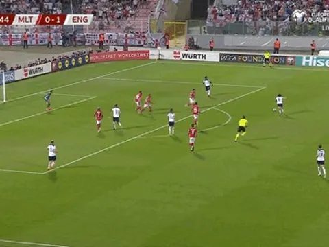 Số 10 mới toanh tỏa sáng rực rỡ, tuyển Anh vùi dập Malta