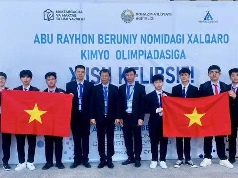 Việt Nam giành 4 huy chương vàng Olympic Hoá học quốc tế