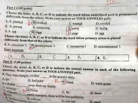 Công an Kon Tum xác định 12 thí sinh liên quan vụ lộ bản thảo đề thi tiếng Anh