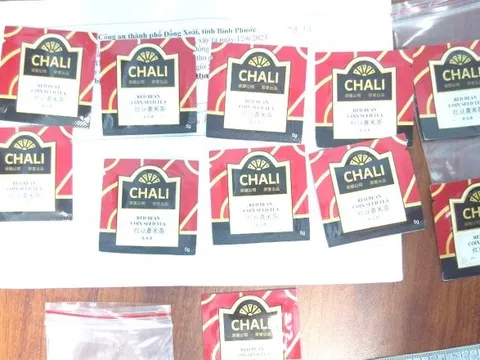 Phát hiện loại ma tuý pha như nước trà ở Bình Phước