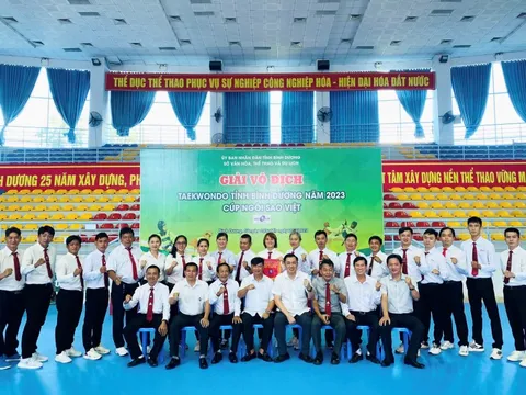 Sôi động Giải vô địch Taekwondo tỉnh Bình Dương năm 2023 – Cúp Ngôi Sao Việt