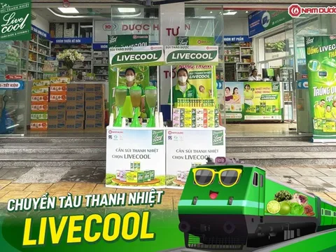 Chuyến tàu thanh nhiệt Livecool - hành trình thảo dược xanh phủ sóng mọi miền đất nước