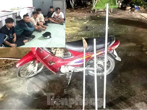 Tóm gọn nhóm cướp nhí cùng hung khí tại Bình Dương
