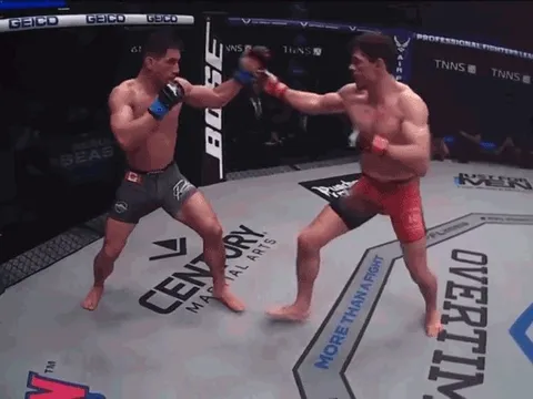 ‘Gã trùm Canada’ tung đòn gối ‘trời giáng’ khiến đối thủ ngã gục