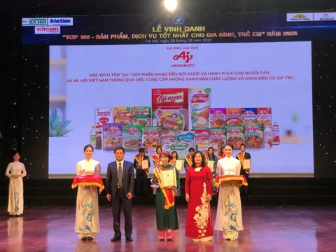 Sản phẩm Aji-ngon® và Aji-mayo® của Ajinomoto vào Top100 sản phẩm tốt nhất cho gia đình, trẻ em 2023