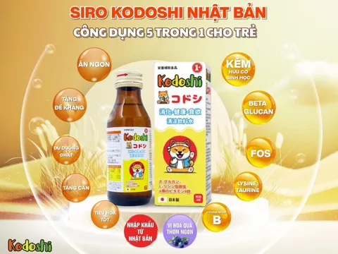 Chuyên gia giải mã trào lưu săn lùng siro ăn ngon TPBVSK Kodoshi, liệu pháp thiên nhiên từ Nhật