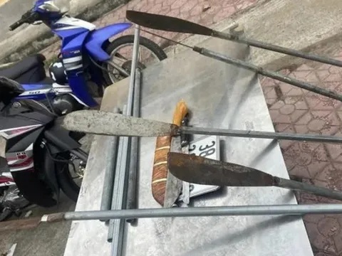 Triệu tập nhóm thanh niên mang hung khí tụ tập dọc bãi biển