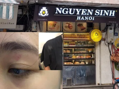 Khách hàng bị nhân viên tiệm bánh mỳ Nguyên Sinh hành hung vì lỡ mang theo 1 chai nước