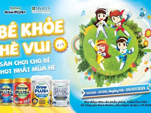 Nutifood GrowPLUS+ ra mắt 'sân chơi' hot nhất mùa hè cho trẻ em Việt