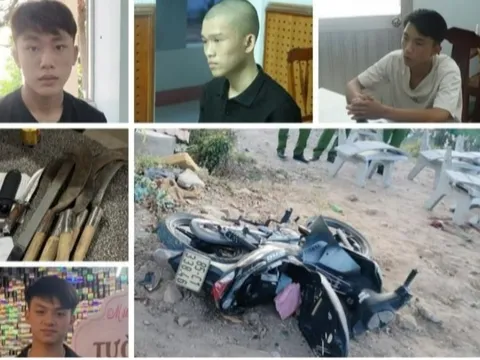 Bắt nhóm thanh niên chạy xe máy đuổi chém làm chết người