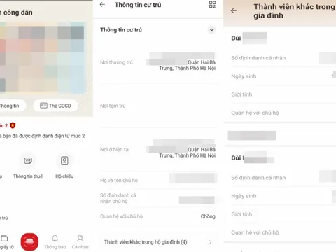Phát hiện hai người lạ 'lạc' vào dữ liệu hộ gia đình nhờ ứng dụng VNeID