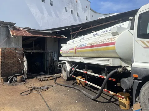 Nha Trang tạm đình chỉ hoạt động một cơ sở cấp dầu