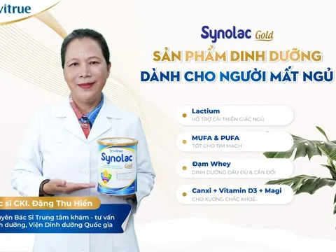 Synolac Gold - Giải pháp hỗ trợ nâng cao sức khoẻ, cải thiện giấc ngủ ở người lớn tuổi