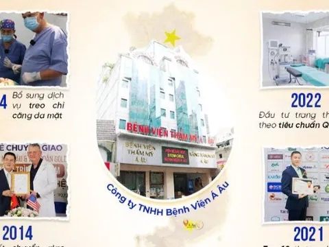 Bệnh viện thẩm mỹ Á Âu và chặng đường nâng tầm nhan sắc Việt