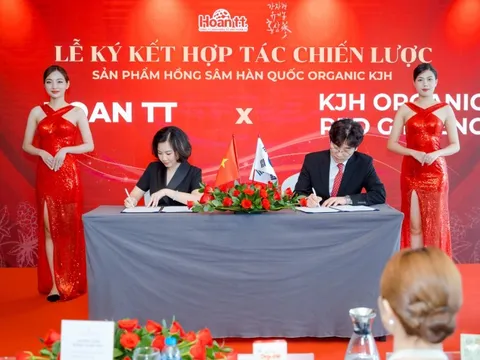 Hoan TT chính thức ra mắt các sản phẩm hồng sâm organic KJH