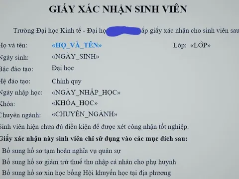 Truy tố nam thanh niên sử dụng giấy xác nhận sinh viên giả để trốn nghĩa vụ quân sự